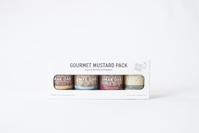 Smak Dab | Gourmet Mustard Pack (4x125ml)