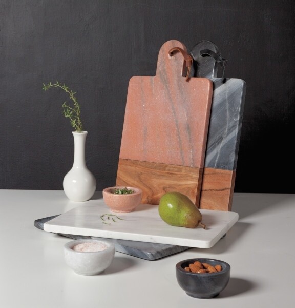Danica Heirloom Marble Serving Board | Slate