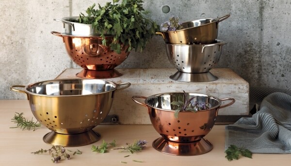 Now Designs 2.69qt Colander | Rose Gold