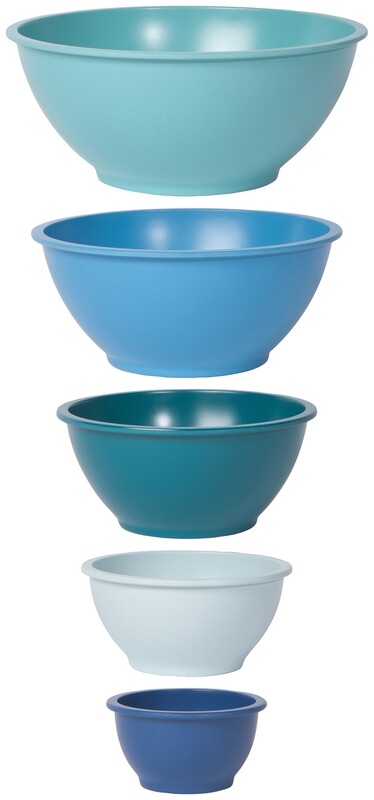 Now Designs Planta Marina Mixing Bowls (Set of 5) | Blue