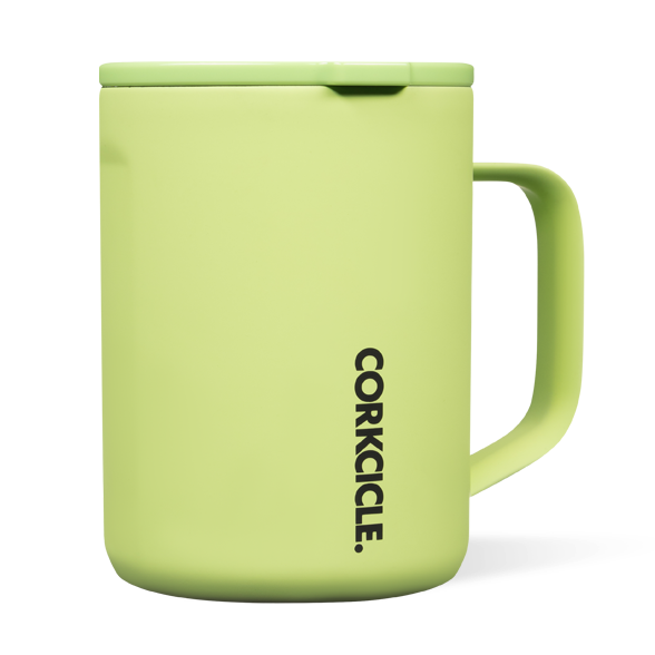 Corkcicle Coffee Mug | 16oz Neon Lights Citron