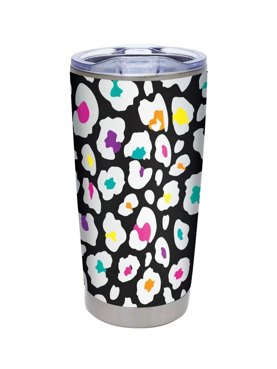 Carson 20oz Stainless Steel Tumbler - Colorful Leopard 