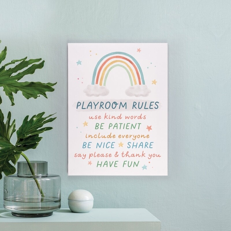 P.G. Dunn Canvas - Playroom Rules