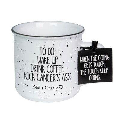 Keep Going Mug - Kick Cancer