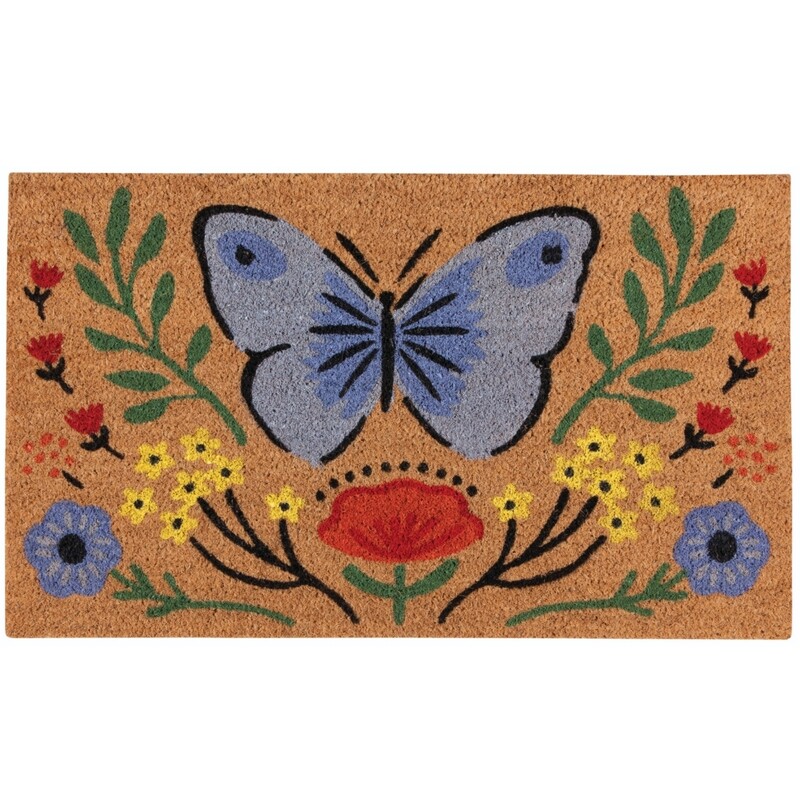Now Designs Coconut Fiber Doormat | Morning Meadow