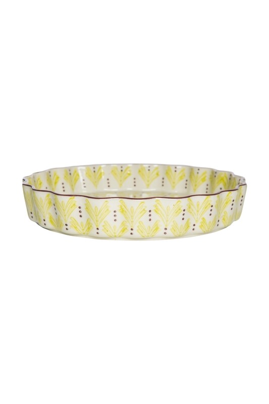 Tranquillo | Quiche/Pie Dish - Yellow
