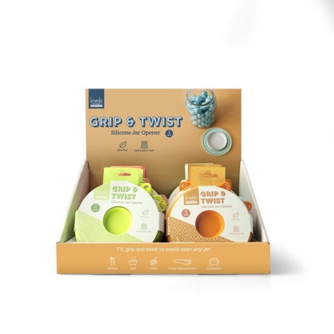 Krumb&#39;s Kitchen | Grip &amp; Twist - Silicone Jar Openers (2 pack)