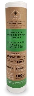 Simply Lived | Reusable Bamboo Towels