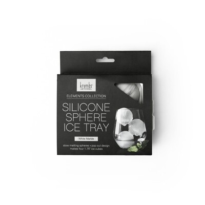 Krumb's Kitchen Elements Collection | Silicone Sphere Ice Tray