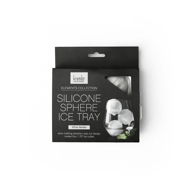 Krumb&#39;s Kitchen Elements Collection | Silicone Sphere Ice Tray