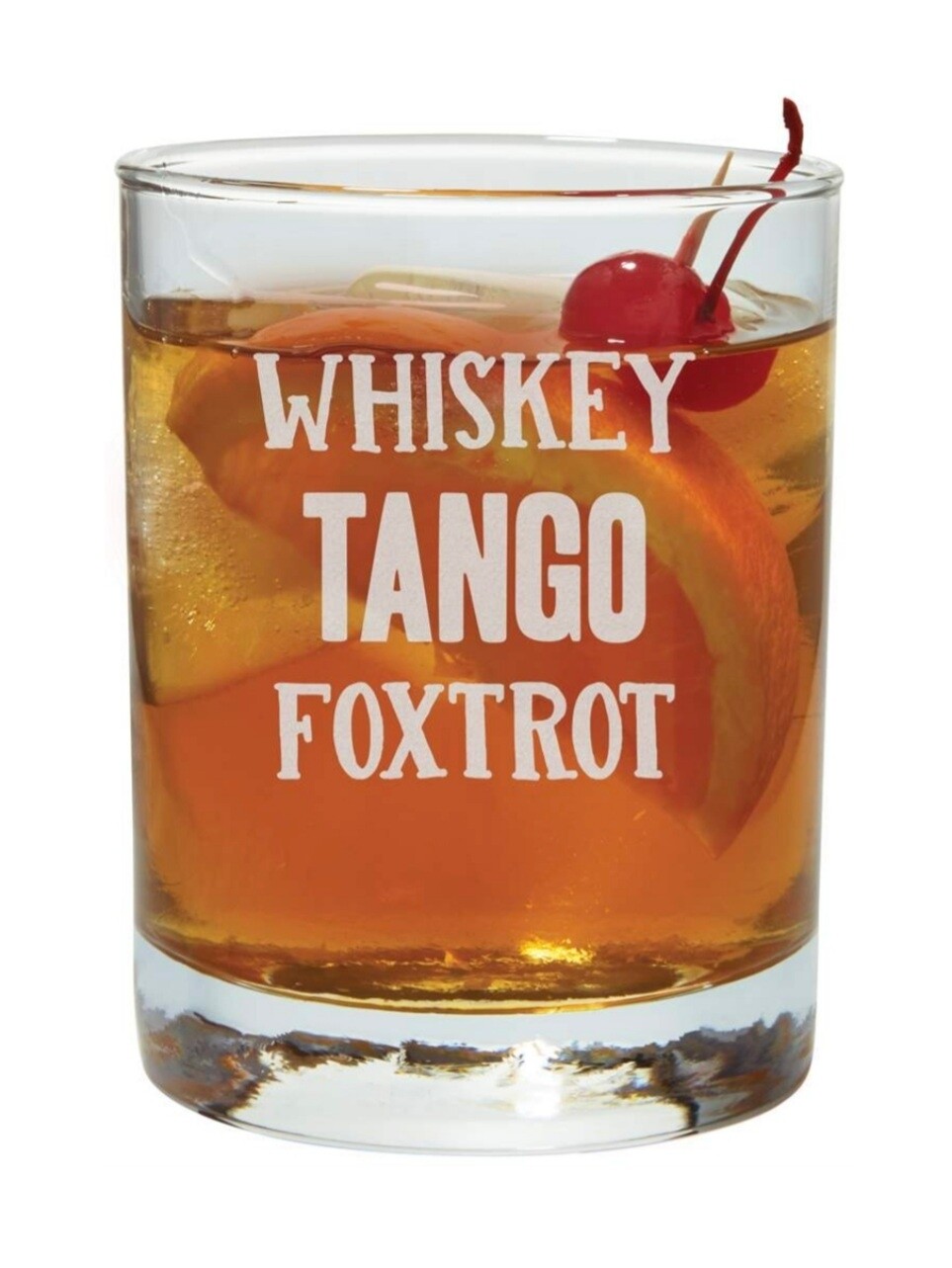 Rocks Glass 12oz - Whiskey Tango Foxtrot