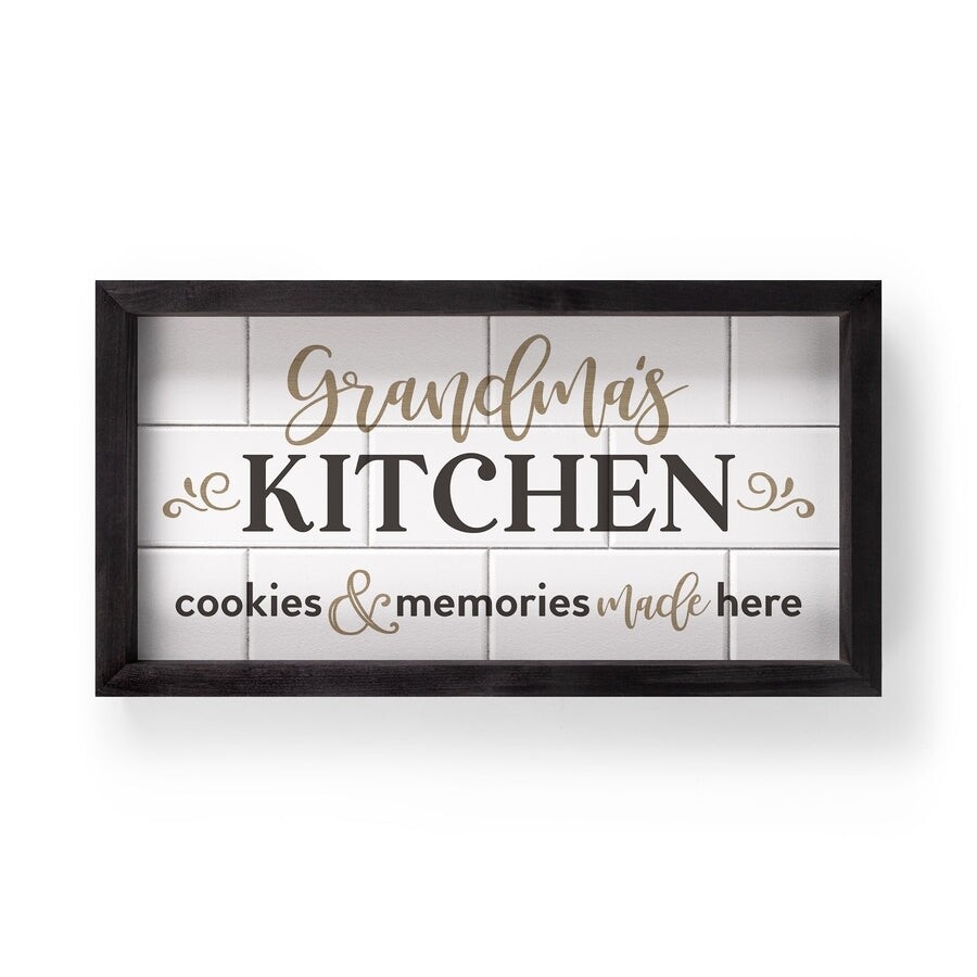 P.G. Dunn Framed Sign - Grandma's Kitchen