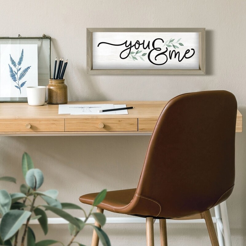P.G. Dunn Framed Carved Wall Art - You &amp; Me