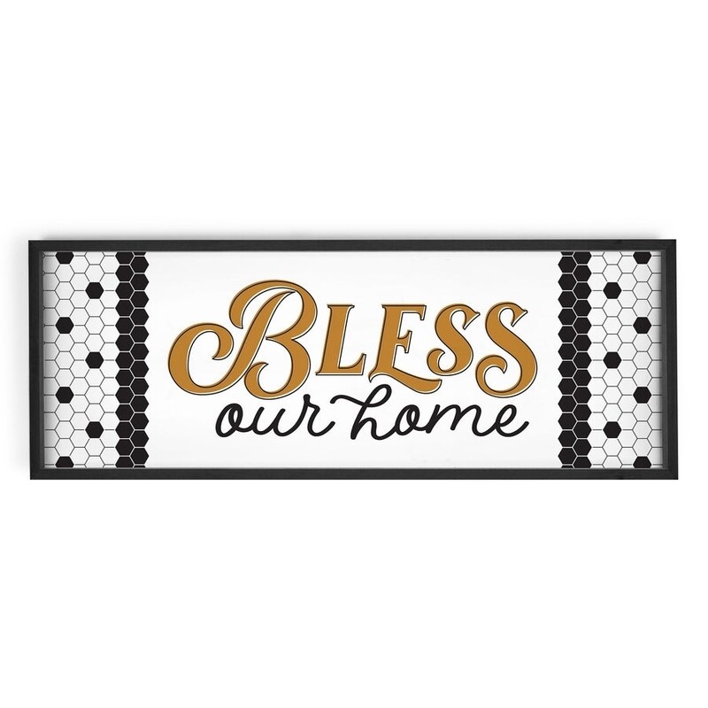 P.G. Dunn Framed Wall Art - Bless Our Home