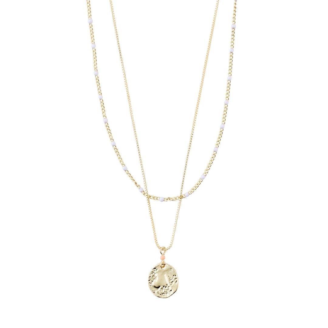 Pilgrim Gold Energetic Coin 2-in-1 Necklace