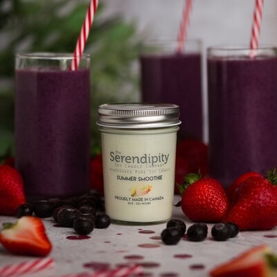 Serendipity 8 oz Soy Candle Jar | Summer Smoothie