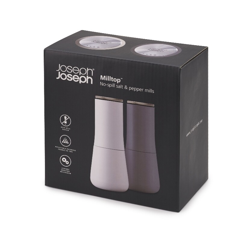 Joseph Joseph | Milltop No Spill Salt &amp; Pepper Mills
