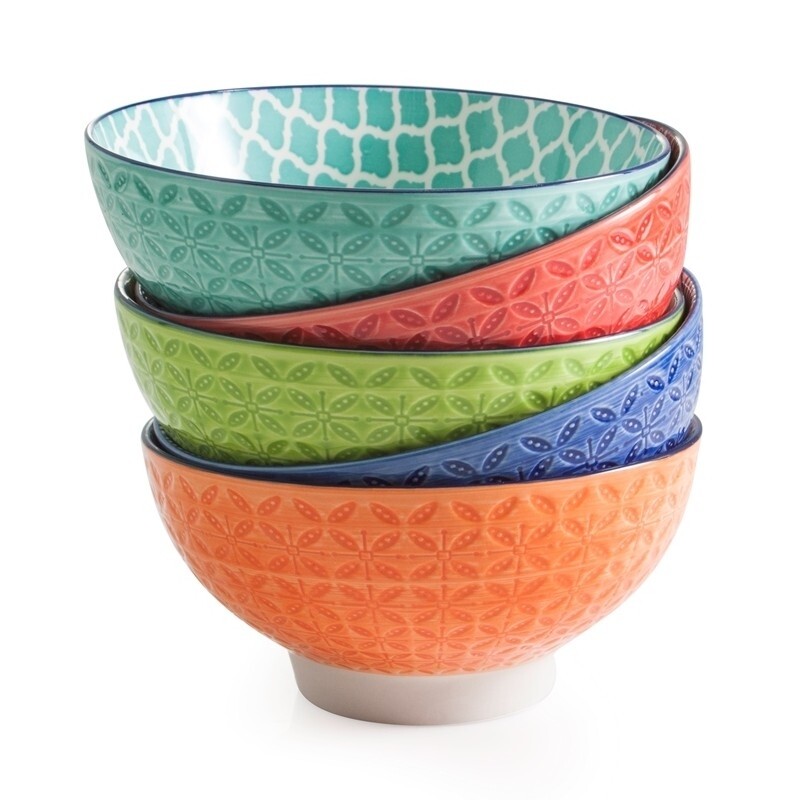 BIA | Aster 6&quot; Footed Cereal Bowl (Multiple Colors)