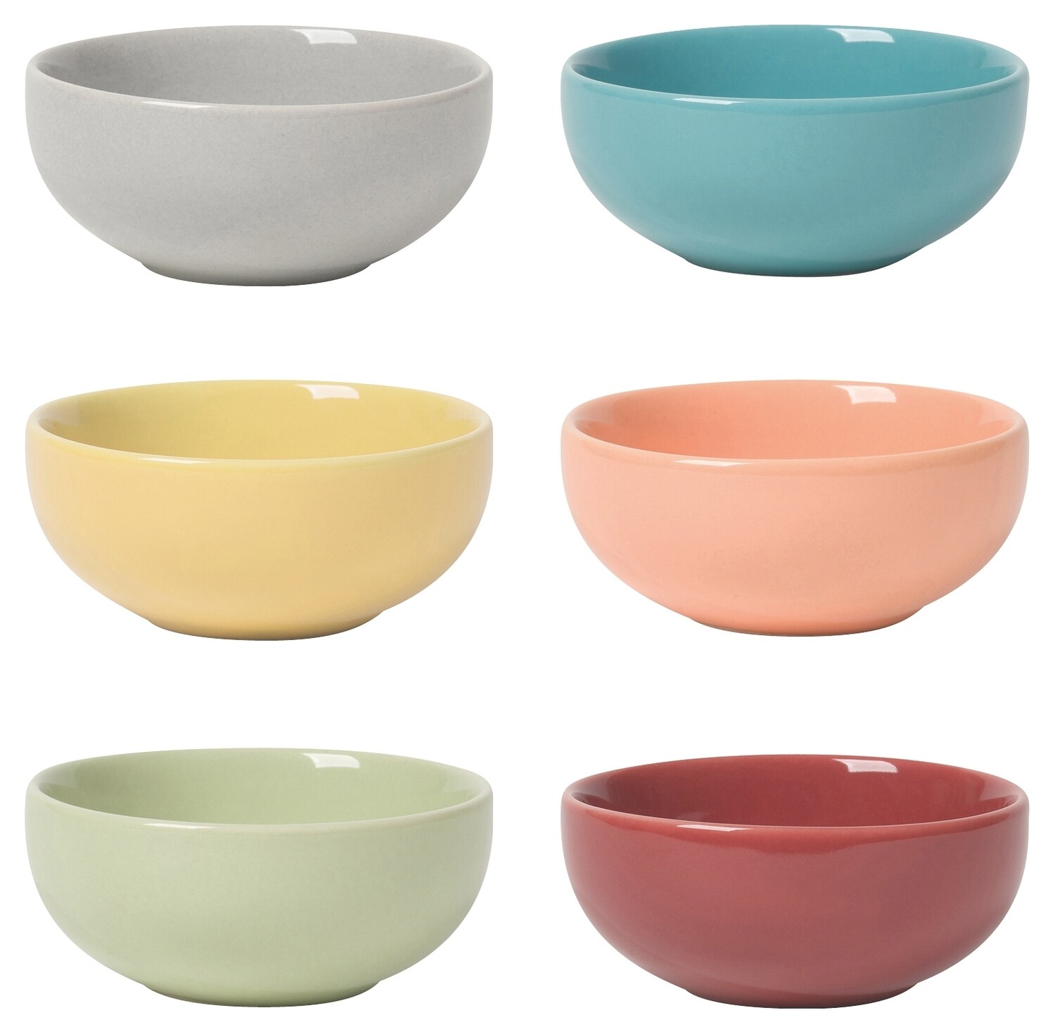Now Designs Canyon Stoneware Pinch Bowls (Set of 6)