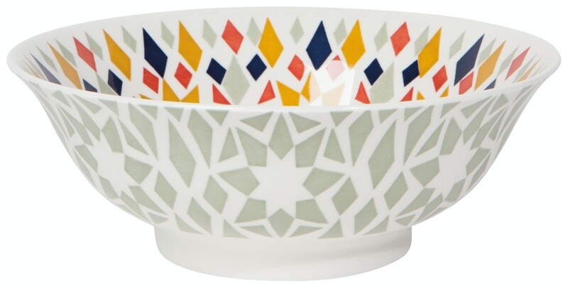 Danica Heirloom 8 inch Stamped Bowl | Kaleidoscope