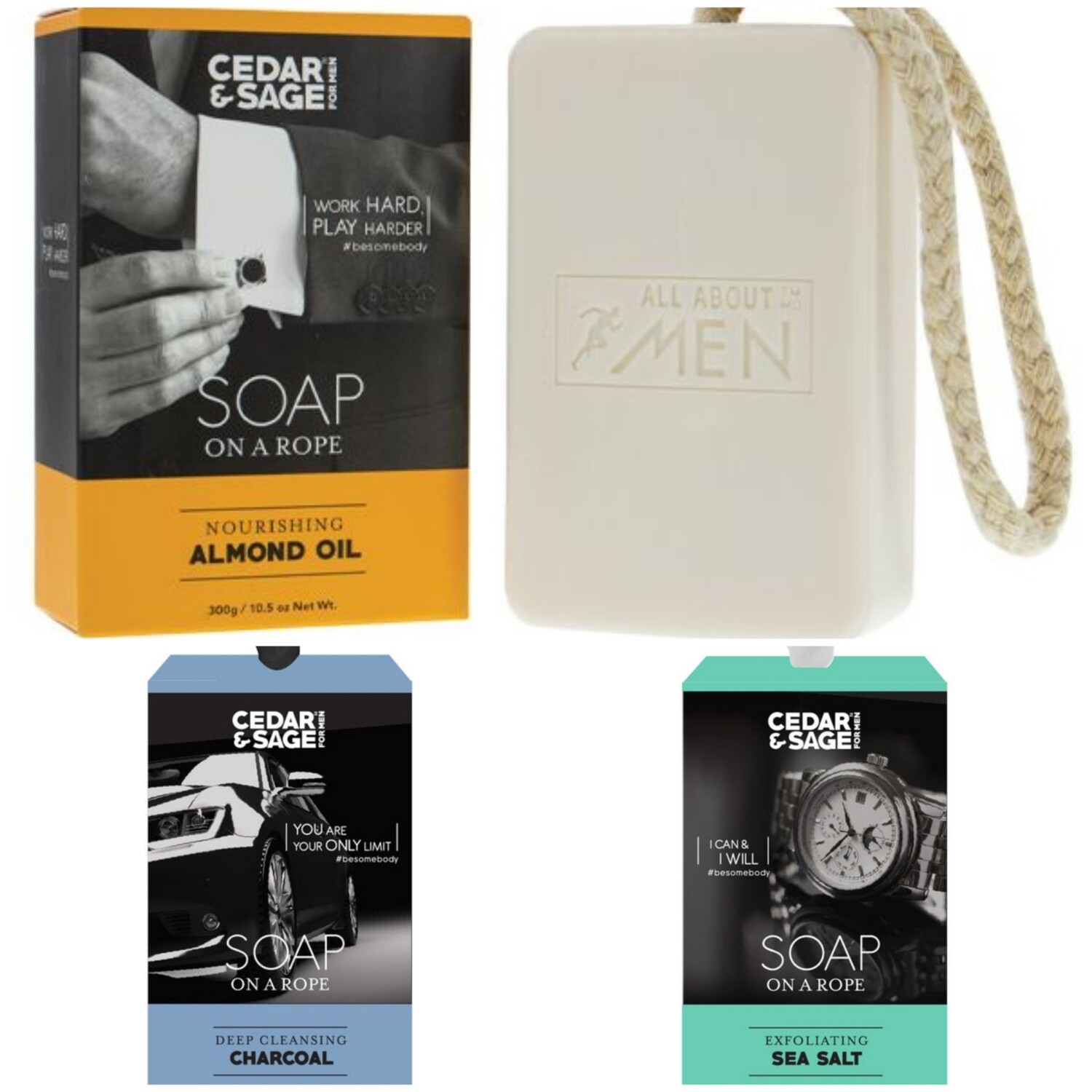 Cedar & Sage | Soap On A Rope
