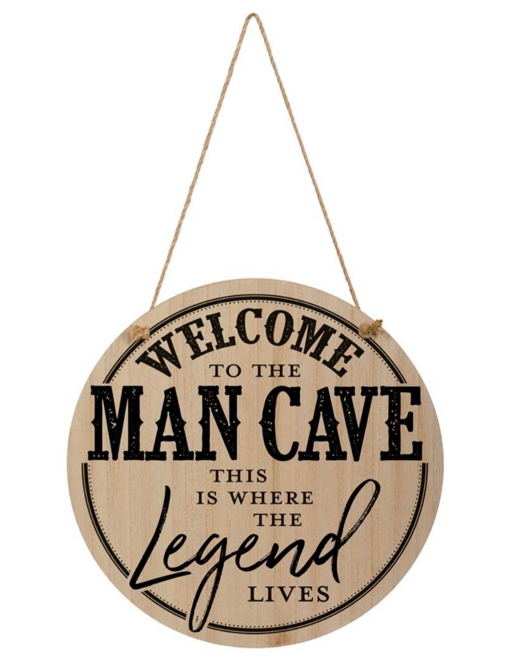 Carson Hanging Sign - Man Cave