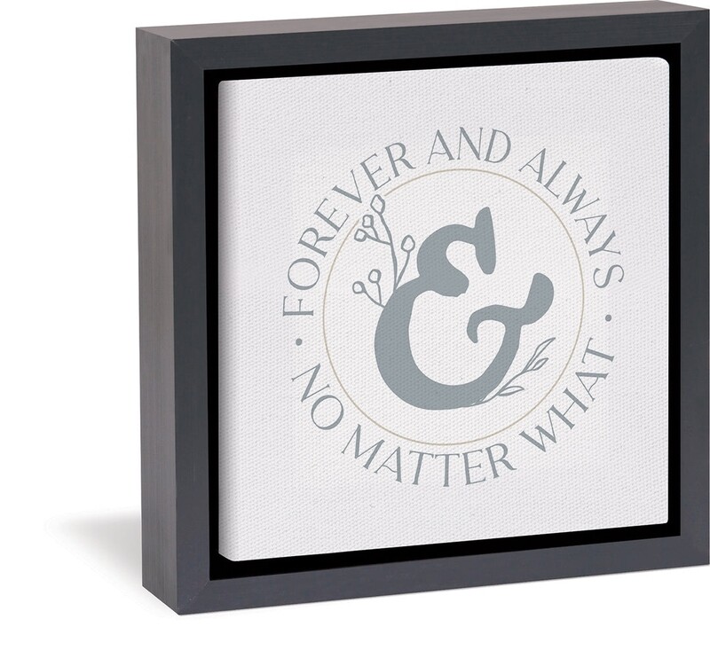 P.G. Dunn Framed Canvas Sign - Forever &amp; Always