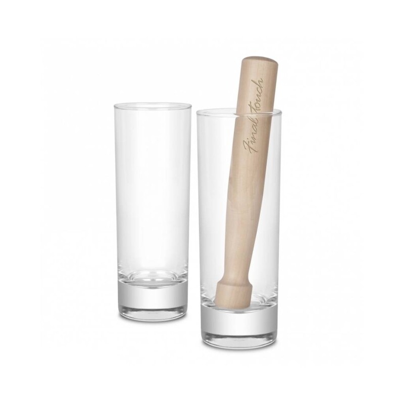 Final Touch | Mojito Glass &amp; Muddler Set (Set of 2)
