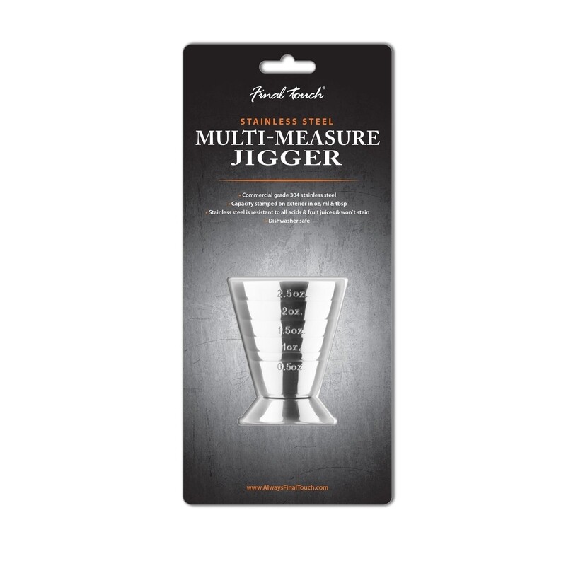 Final Touch | Stainless Steel Multi-Measure Jigger