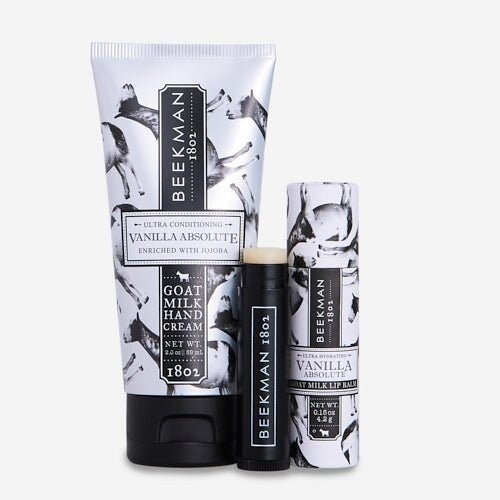 Beekman 1802 Hand Cream &amp; Lip Balm Set | Absolute Vanilla