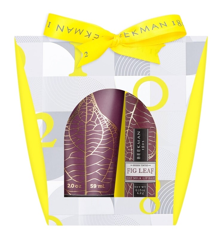 Beekman 1802 Hand Cream &amp; Lip Balm Set | Fig Leaf
