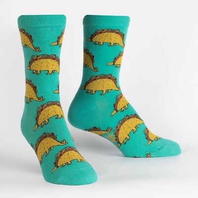 Sock It To Me - Women's Crew Socks | Tacosaurus