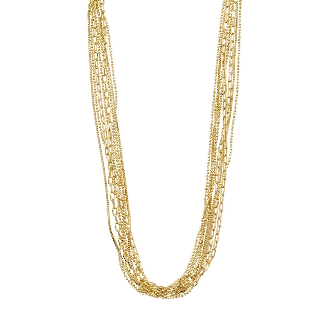 Pilgrim Gold Lilly Chain Necklace