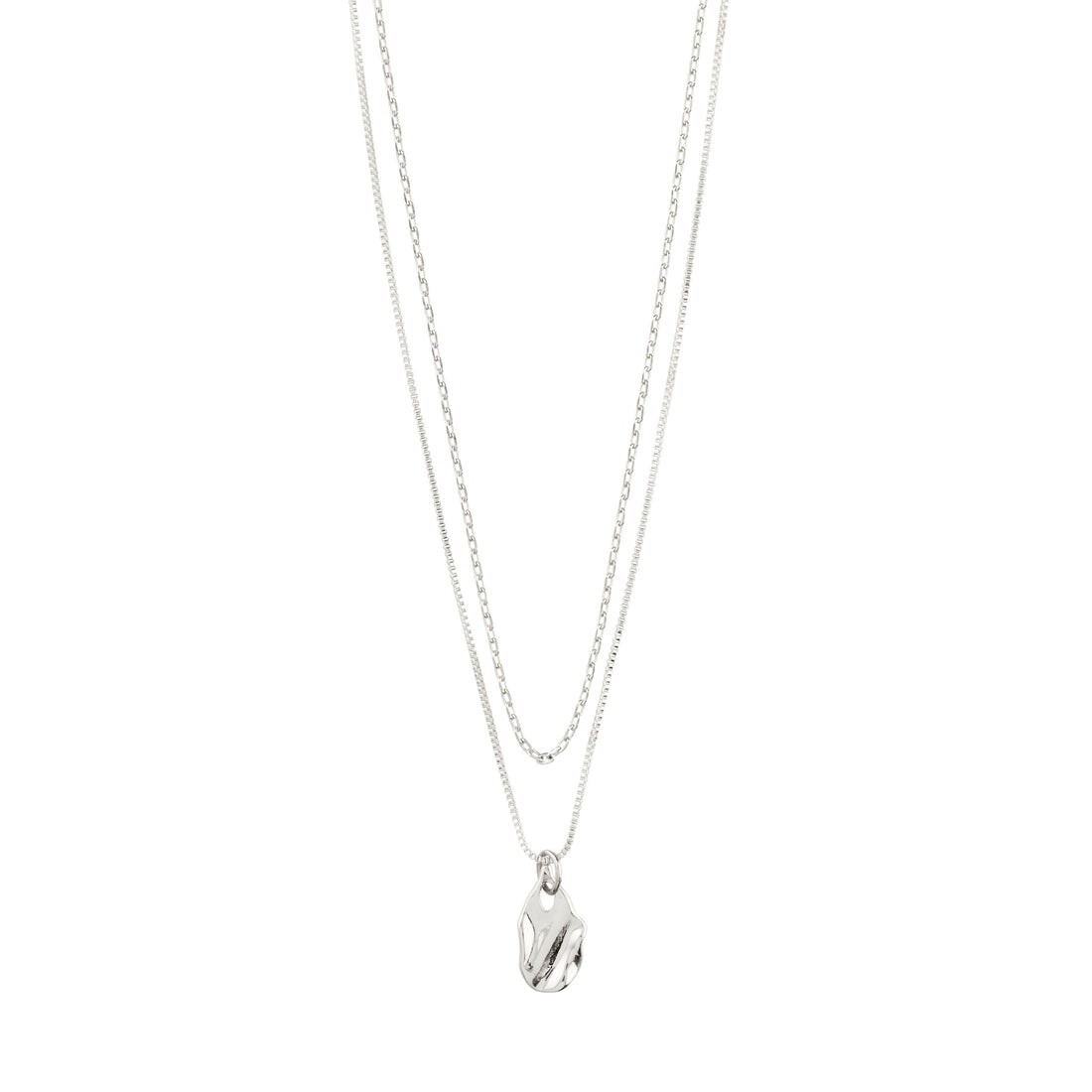 Pilgrim Silver Hope 2-in-1 Necklace