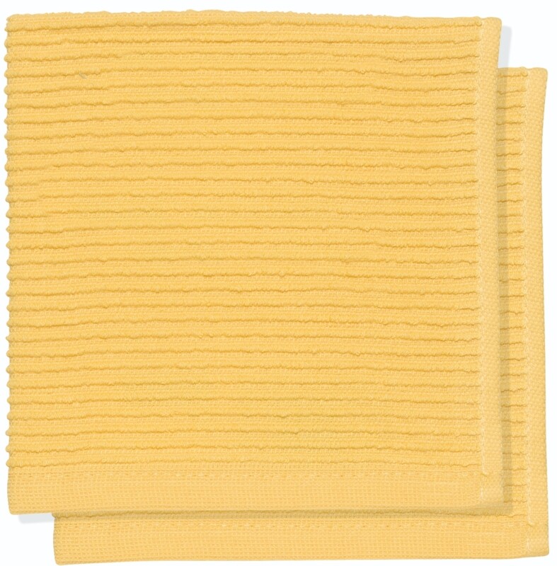 Now Designs Ripple Dishcloths (Set of 2) | Lemon