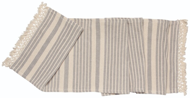 Danica Heirloom 72" Piper Table Runner | Shadow