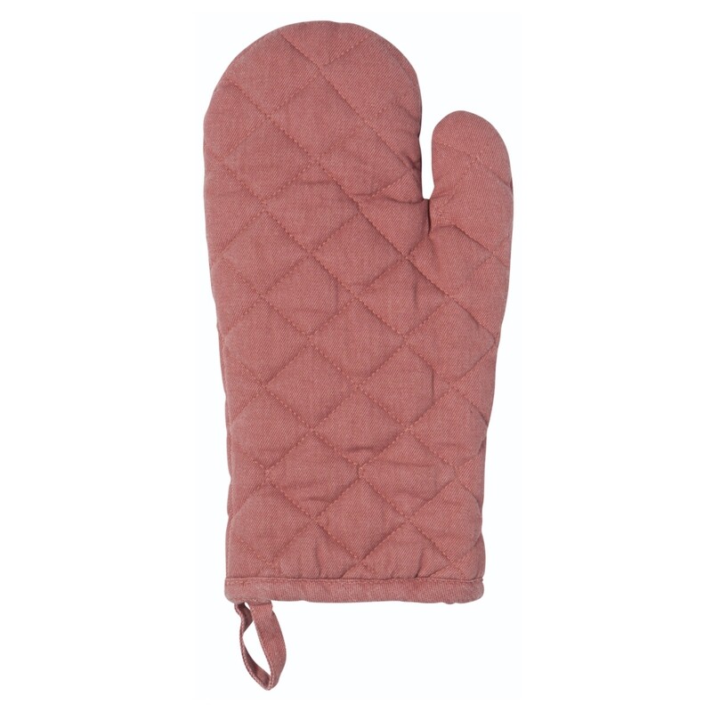 Danica Heirloom Stonewash Oven Mitt (Set of 2) - Canyon Rose