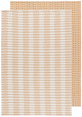 Danica Heirloom Abode Dishtowels (Set of 2) - Ochre