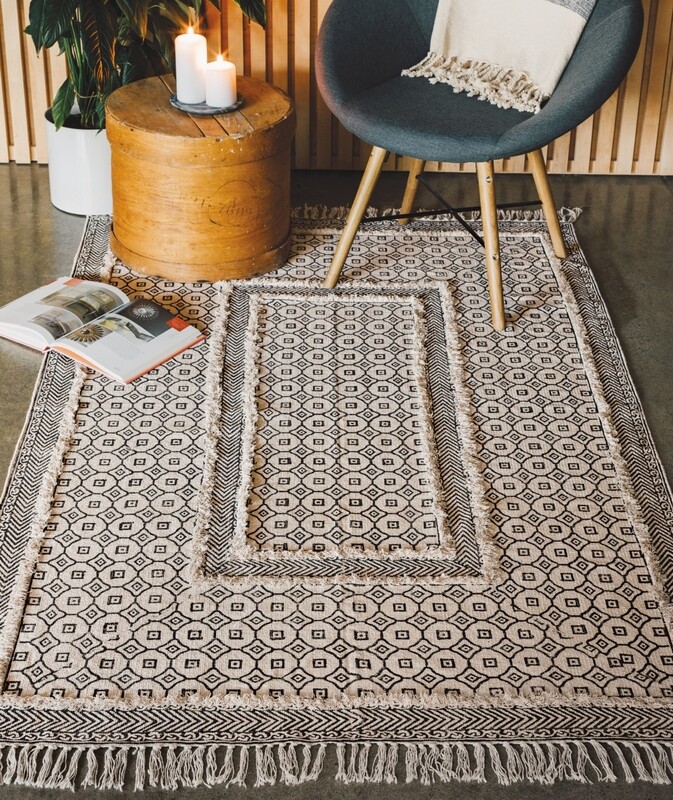 Now Designs Block Print Rug | Plaza