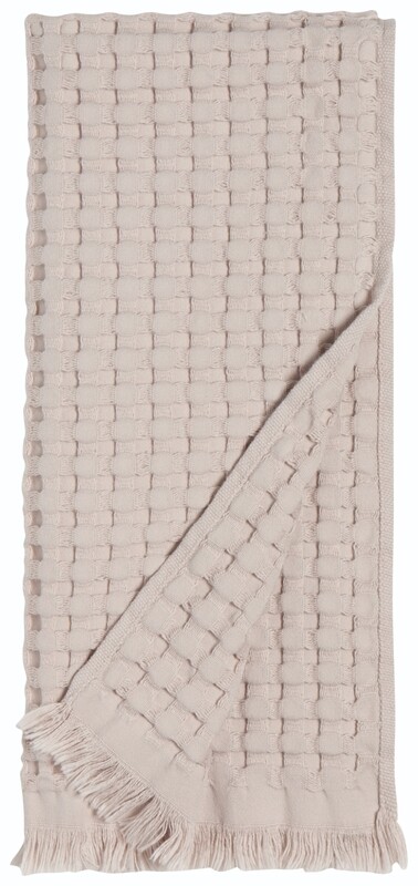 Danica Heirloom Organic Cotton Hand Towel - Stone