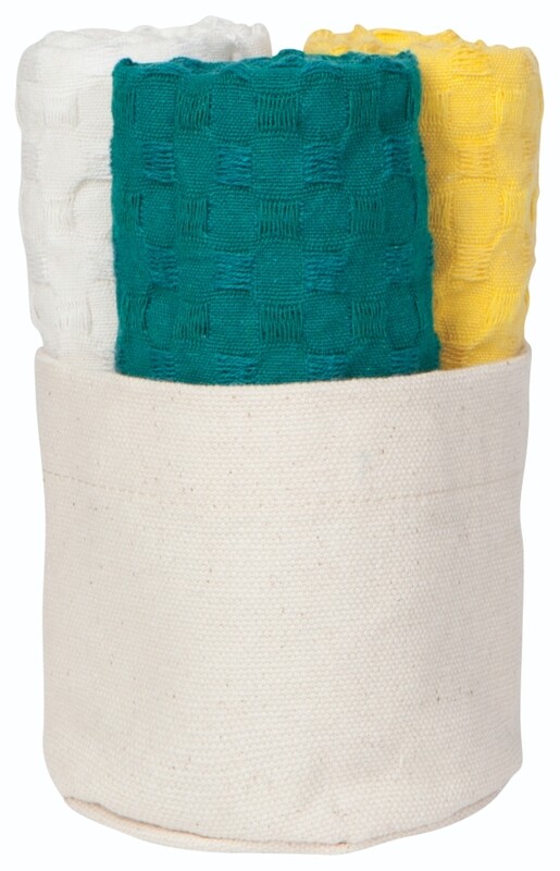 Now Designs Mercantile Dishcloths (Set of 3) | Goldenrod