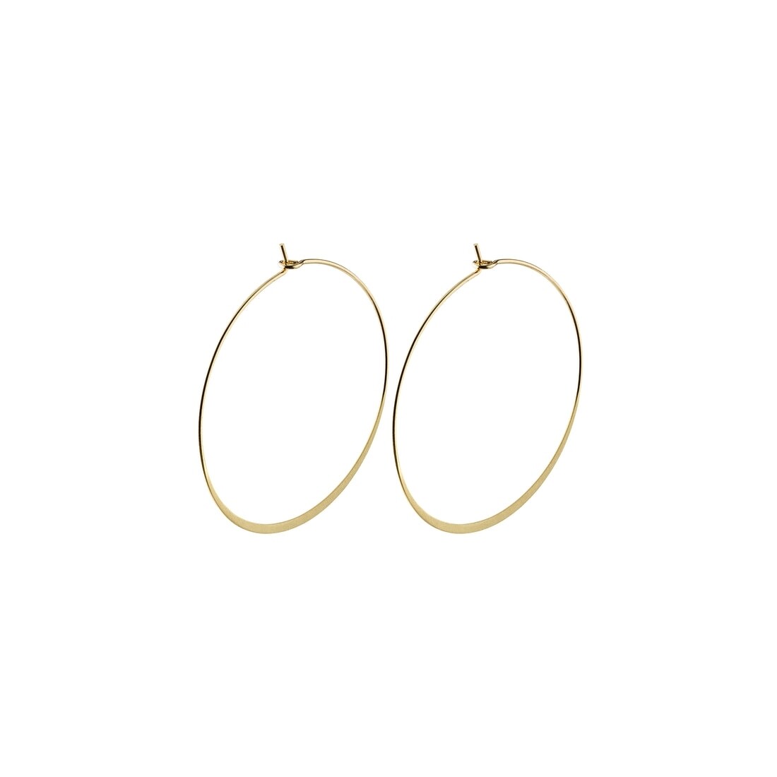 Pilgrim Gold Tilly Medium Hoop Earrings