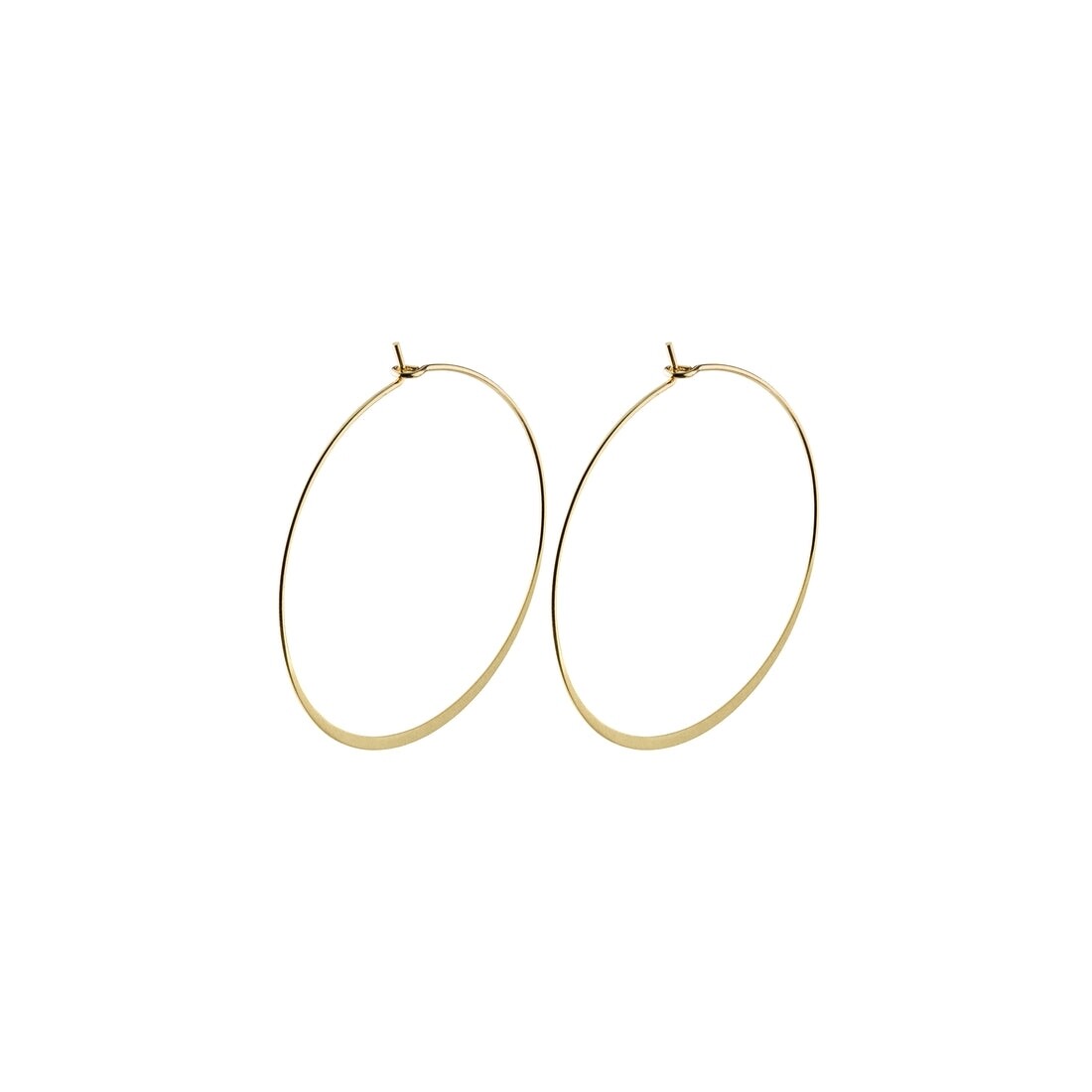 Pilgrim Gold Tilly Medium Hoop Earrings