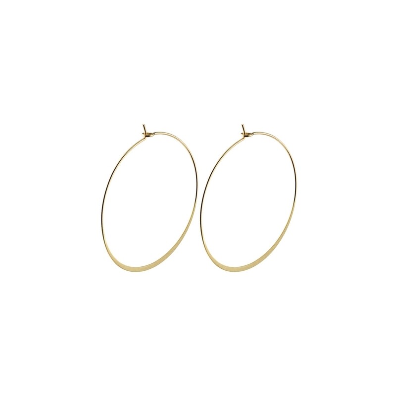 Pilgrim Gold Tilly Medium Hoop Earrings