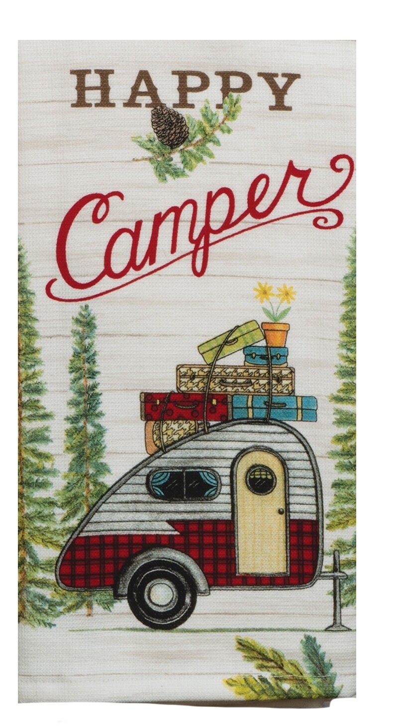 Kay Dee Designs Duel Purpose Terry Towel | Happy Camper