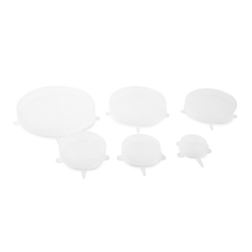 Core Kitchen | Reusable Round Silicone Stretch Lids (Set of 6)