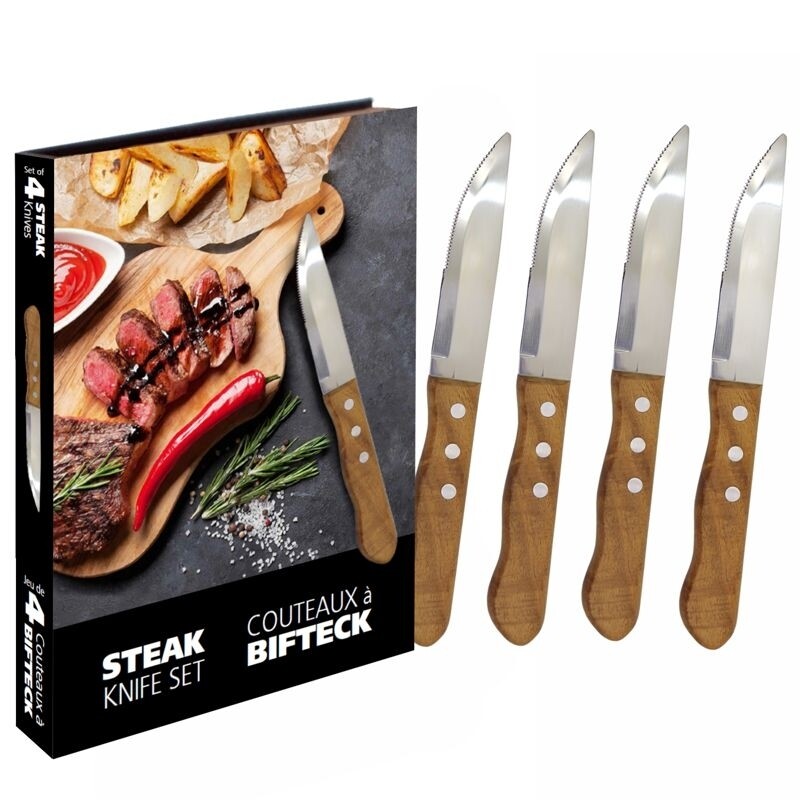 Natural Living | Steak Knife Set (Set of 4)