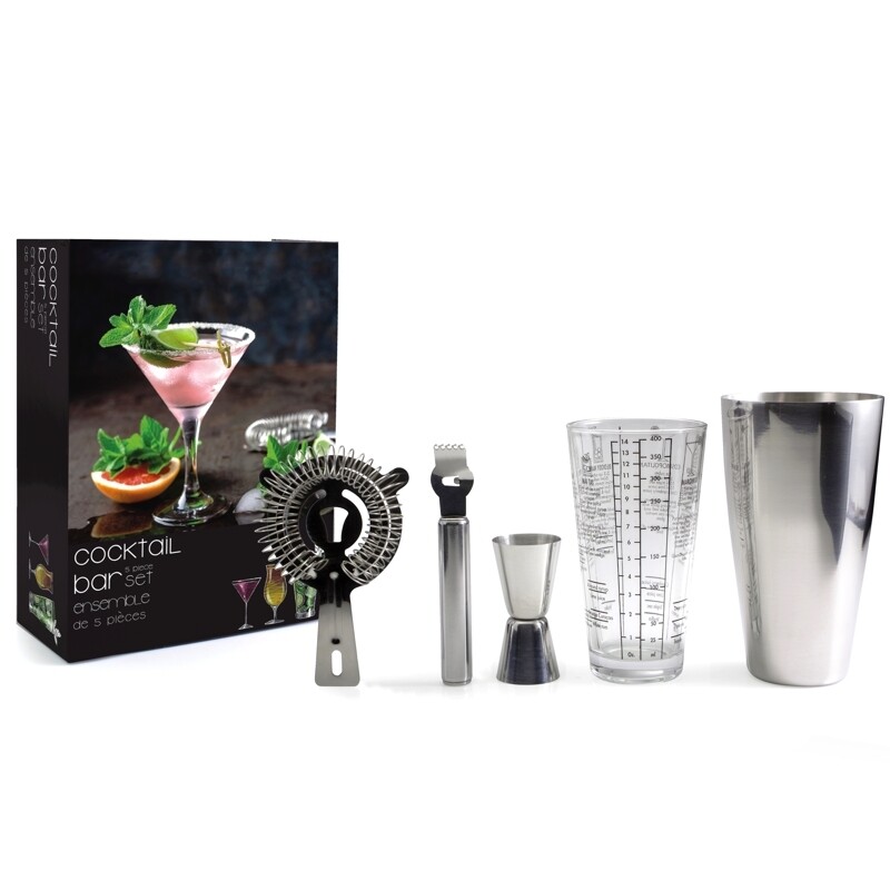 Danesco | Cocktail Bar Set (5pc Set)