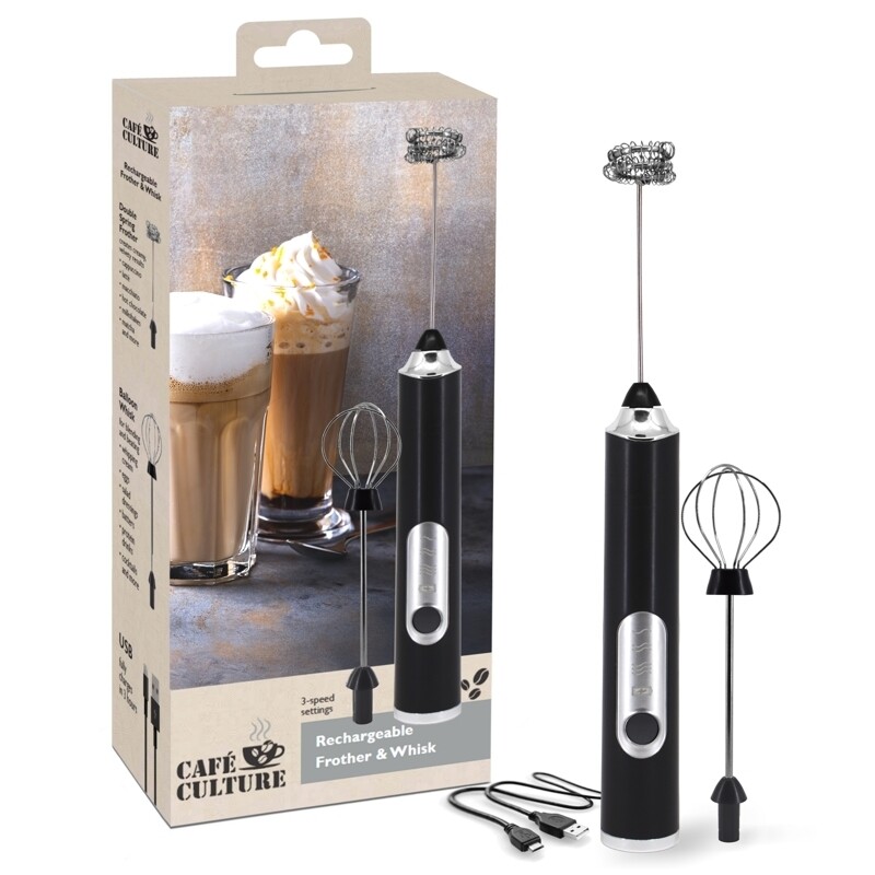 Cafe Culture | Rechargeable Frother &amp; Whisk