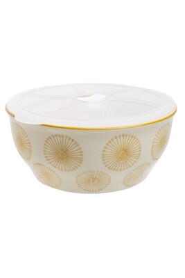 Tranquillo | Large Bowl with Lid - Art Deco